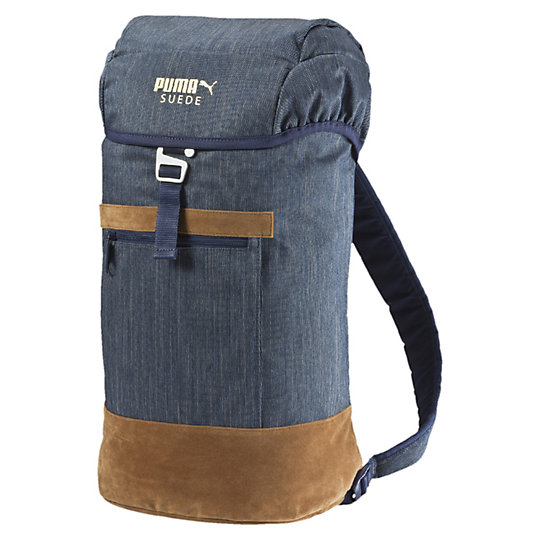 Рюкзак Suede Backpack Рюкзак Suede BackpackРюкзаки<br>Рюкзак Suede BackpackСоздателей этого прекрасного рюкзака Suede Backpack вдохновила легендарная коллекция PUMA Suede. Этот рюкзак вместит ваше снаряжение независимо от того, куда вы направляетесь - на прогулку, в спортивный зал, в путешествие. Вместительные отделения, удобные застежки и неординарный и крайне стильный дизайн - хит среди ценителей современного городского стиля. Коллекция: Весна - лето 2016. Откидывающийся верх с алюминиевой застежкой. Дополнительная шнуровка для фиксации. Вместительный скрытый карман и внутренний карман на молнии. Большой задний карман. Передний карман на молнии. Искусственная замша и декоративные ремешки. Мягкая вставка в спинке для оптимального комфорта. Регулируемые по длине мягкие лямки. Тканевая ручка для переноски. Золотой логотип PUMA Suede на крышке. Размер: 28.5 x 52 x 18 cм (19л).<br><br>color: фиолетовый<br>size RU: OSFA<br>gender: Unisex