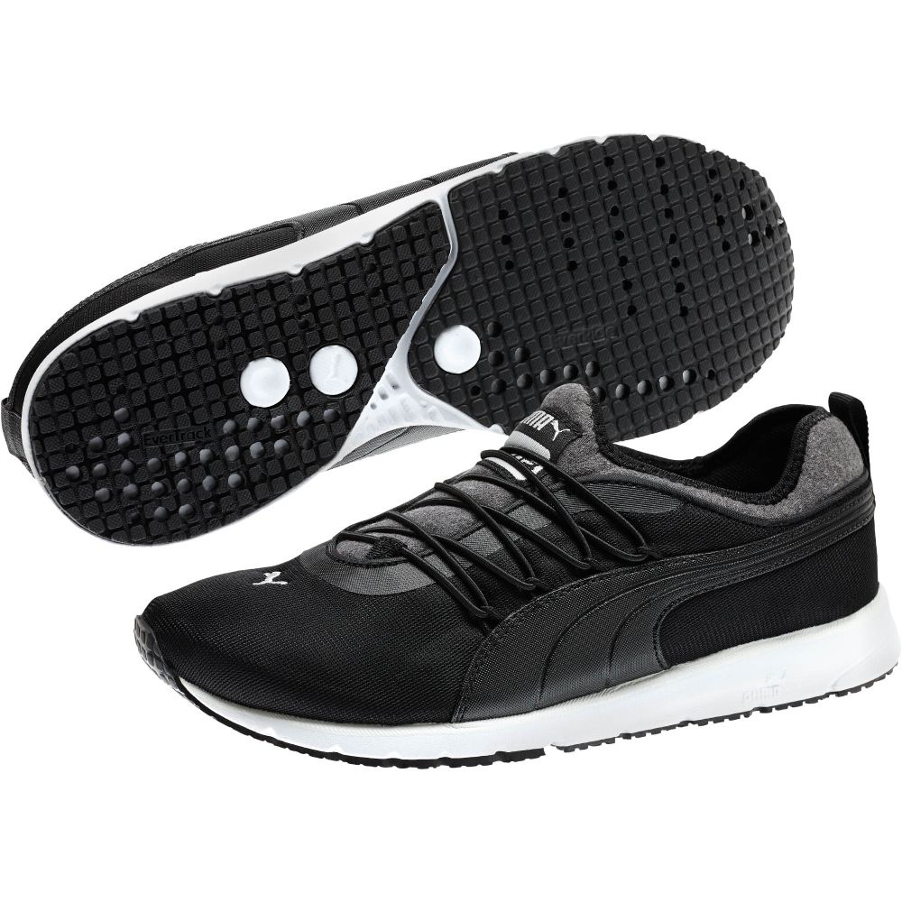 puma slip ons black women