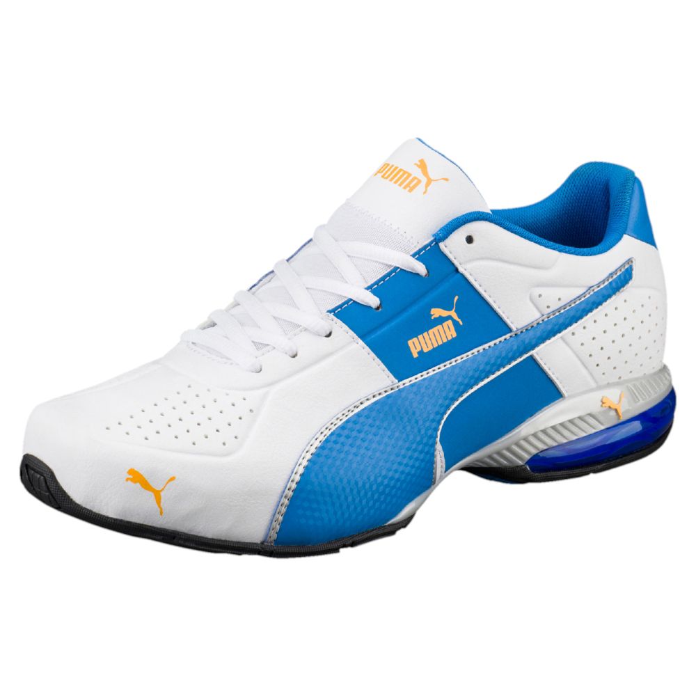 Puma White-French Blue-Ultra Yellow