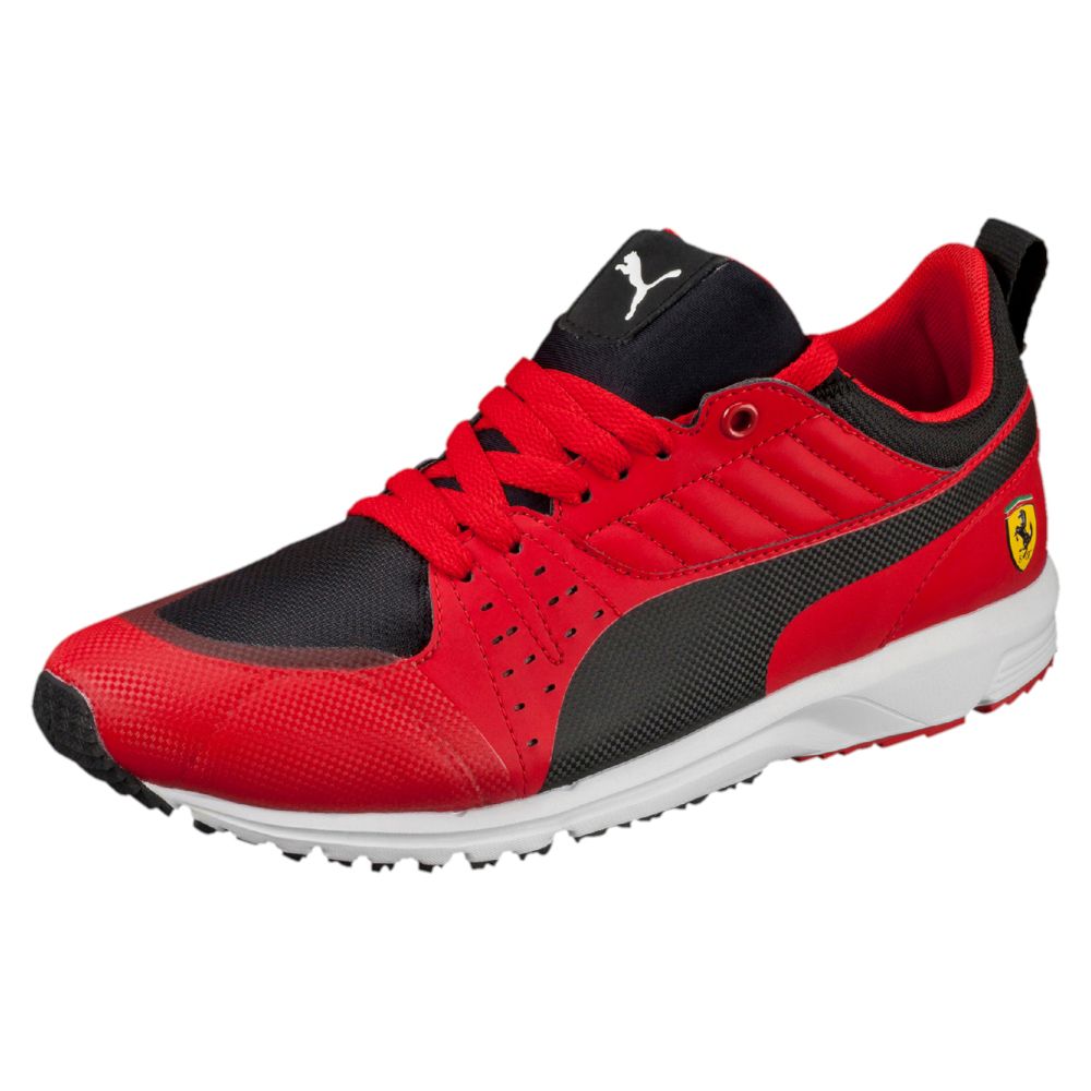 puma ferrari men orange