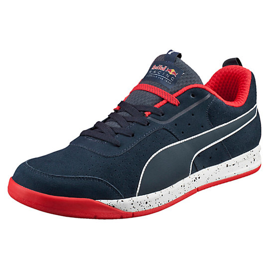 Кроссовки RBR Swag L Кроссовки RBR Swag LКроссовки и кеды<br>Кроссовки RBR Swag L Новые кроссовки SWAG со стильным замшевым верхом и символикой Red Bull Racing — именно то, что нужно любителям стиля и скорости.Коллекция: Осень-зима 2016Материал верха: ЗамшаМатериал подошвы: РезинаШнуровка для идеального обхвата стопыПетля на пятке для удобного надевания и сниманияПромежуточная подошва EVA с пестрым рисунком улучшает амортизациюЛоготип Red Bull Racing на язычкеФирменный знак PUMA - полоска Formstrip по бокамСтрана-производитель: Тайвань<br><br>size RU: 46<br>gender: Male