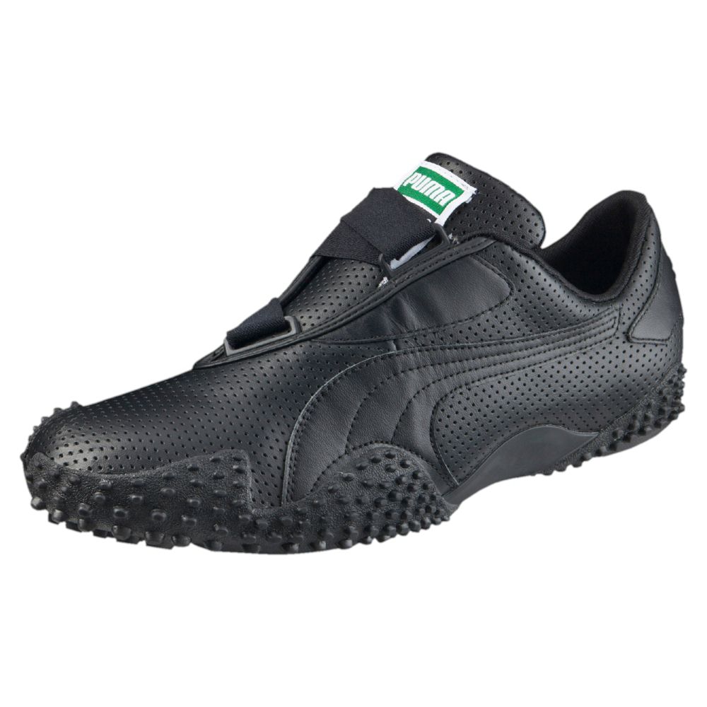 puma perforated leather sneakers
