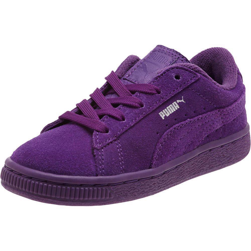 puma suede kids grey