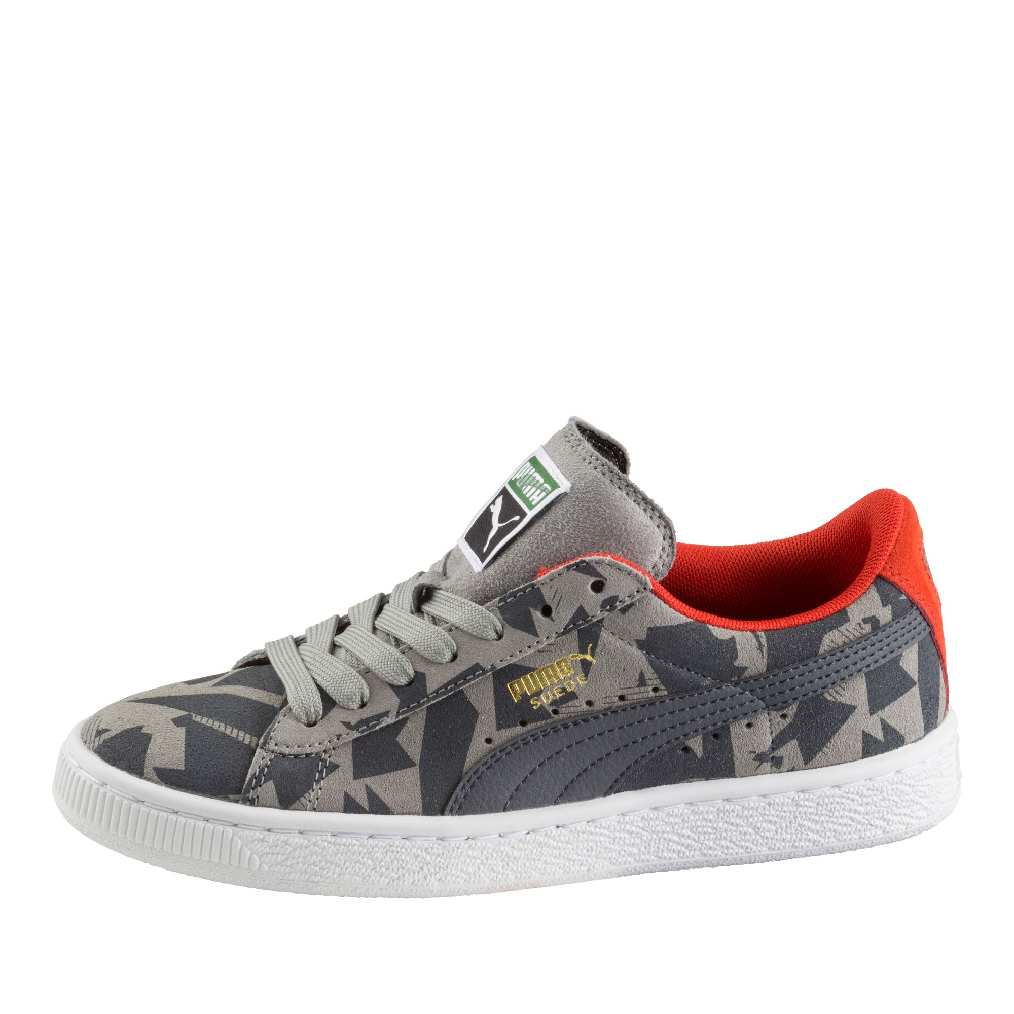 Image of Suede Camouflage Trainers