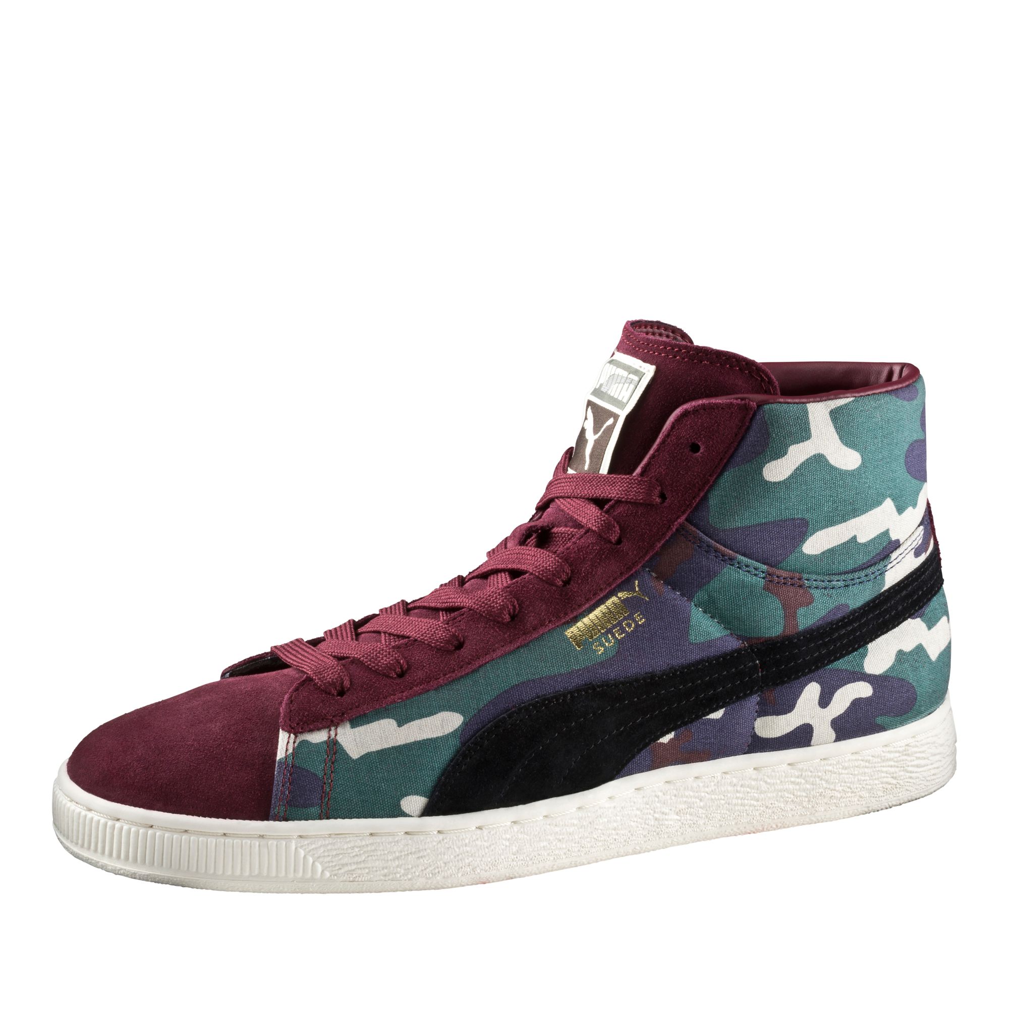red suede high tops