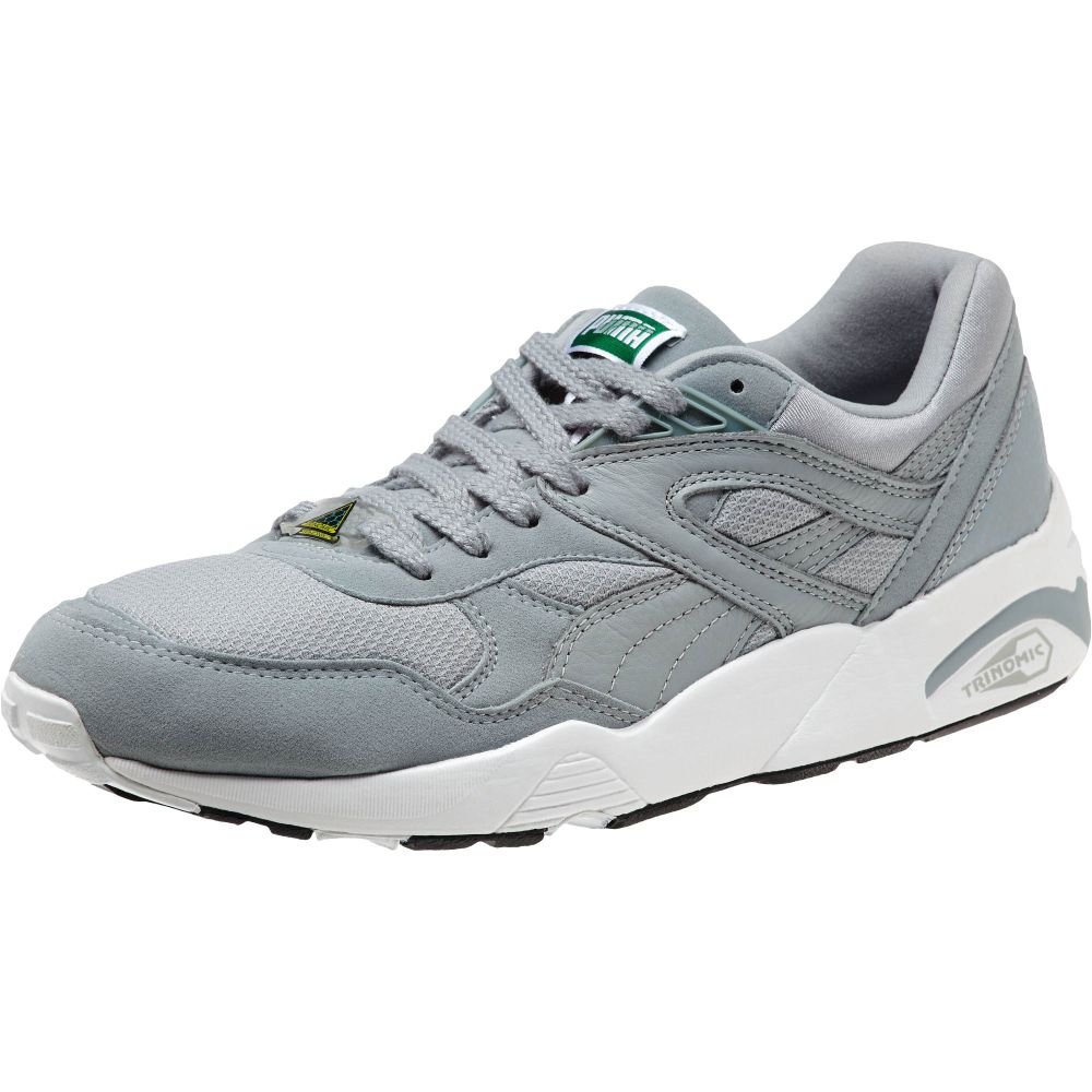 puma trinomic r698 kids silver