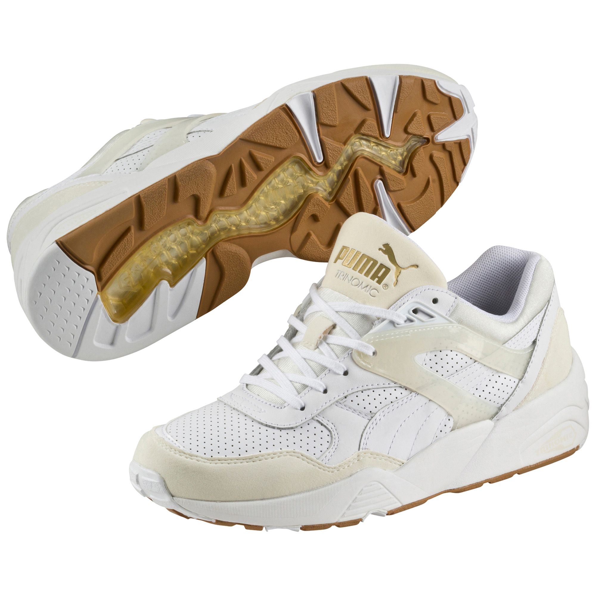 puma trinomic r698 femme blanche