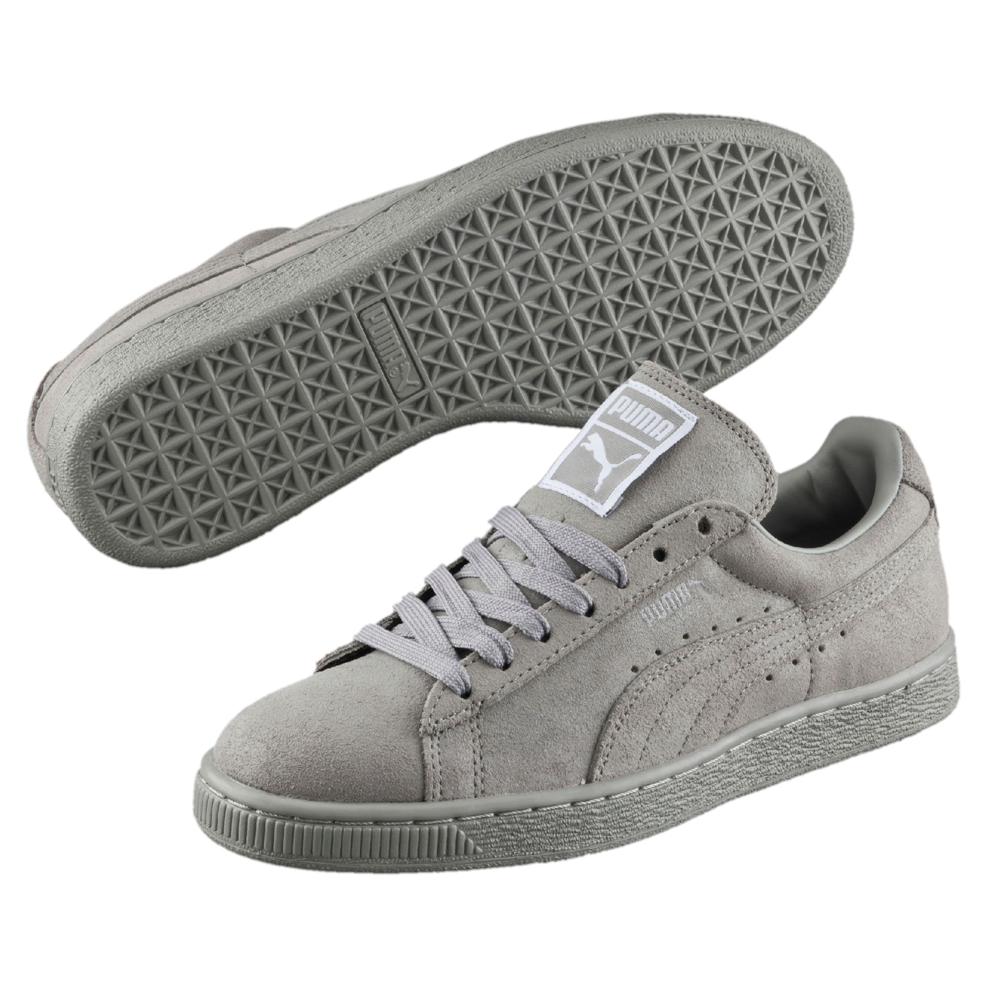 puma suede mono gris