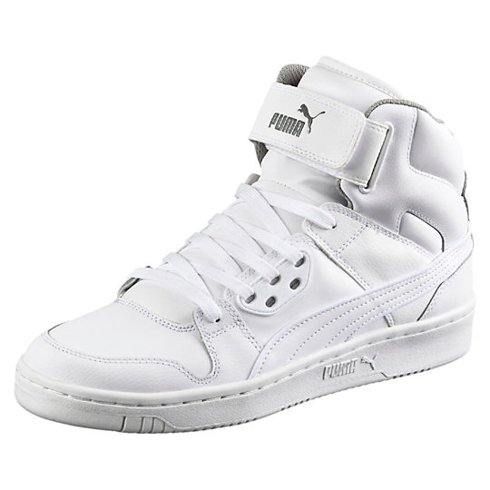 Кроссовки PUMA Rebound Street L Кроссовки PUMA Rebound Street LКроссовки и кеды<br>Кроссовки PUMA Rebound Street LКроссовки PUMA Rebound Street L - классическая модель, которая в прошлом была предназначена для баскетбола. Она отлично фиксирует стопу, обеспечивает хорошую амортизацию и отличную поддержку. Верхняя их часть выполнена из кожи, благодаря чему они плотно прилегают к стопе. В таких кроссовках вы сможете двигаться быстро и естественно. На язычке имеется логотип PUMA.Коллекция: Осень-зима 2016Оптимальный микроклимат обеспечивают подкладка и стелькаВысокая пяточная часть для лучшей фиксации ногиПомимо обычной шнуровки, имеется широкая липучка<br><br>color: белый<br>size RU: 44<br>gender: Male