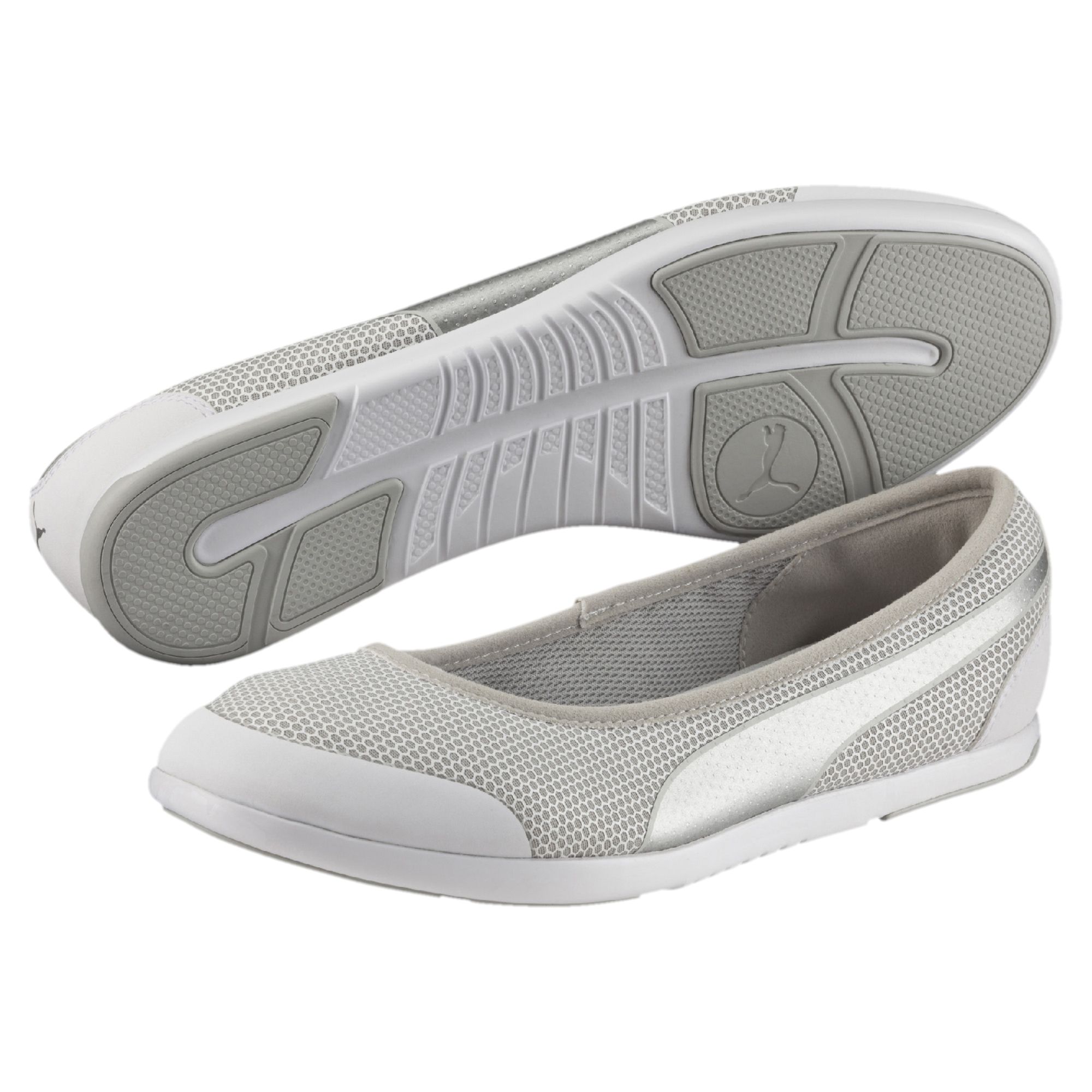 puma textured ballerinas