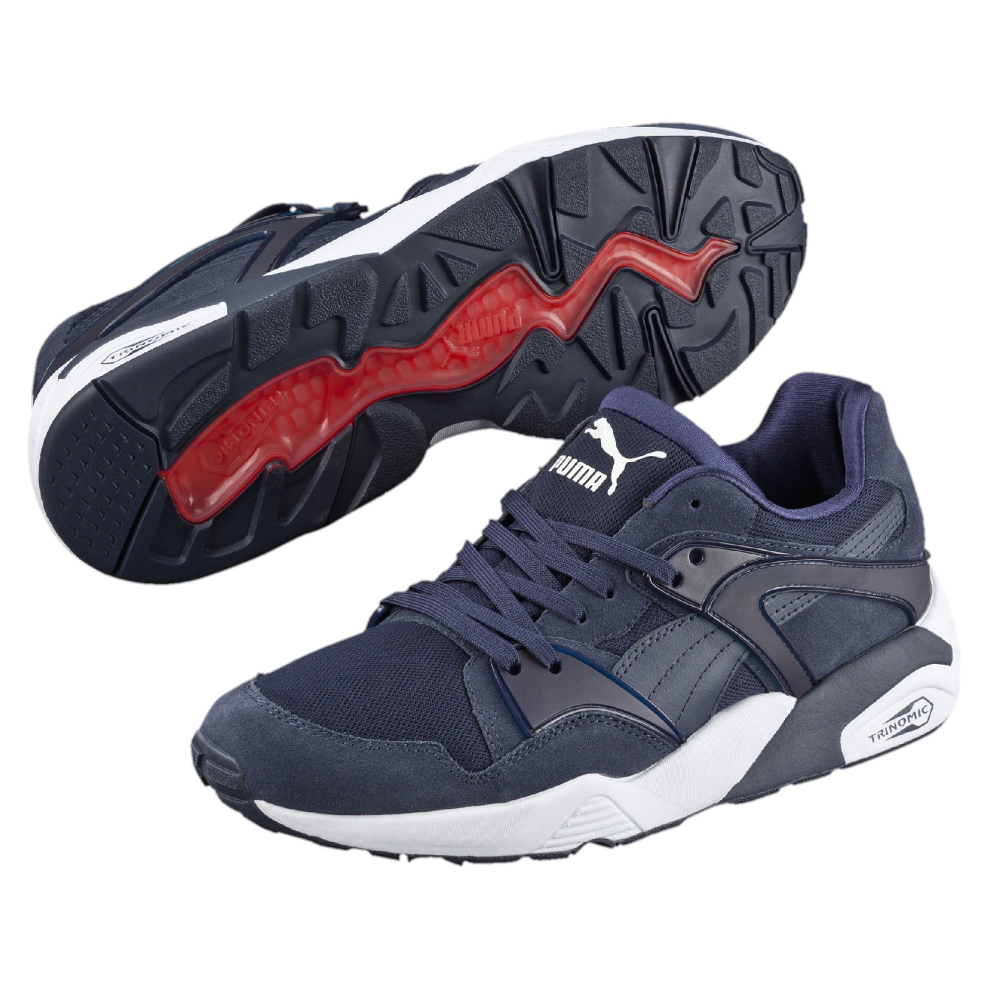 puma blaze trinomic beige sneakers