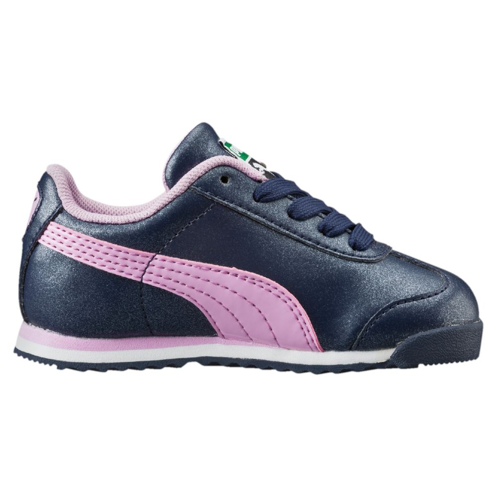 PUMA Roma Basic Glitter Kids Sneakers | eBay