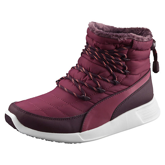 Ботинки ST Winter Boot Wns Ботинки ST Winter Boot WnsБотинки<br>Ботинки ST Winter Boot Wns<br>Женские ботинки ST Winter Boot Wns — идеальный спутник, если вы хотите выглядеть стильно на зимней прогулке. Стеганый нейлоновый верх, дополнительная защита от грязи на носке, люверсы, как у туристической обуви, и очень комфортная подкладка из меха. Эти милые зимние ботинки — очень прочные и прослужат вам несколько сезонов!<br><br>Коллекция: Осень-зима 2016<br>Материал верха: Нейлон<br>Вид спорта: Бег<br>Страна-производитель: Гонконг<br><br><br>size RU: 36<br>gender: Female