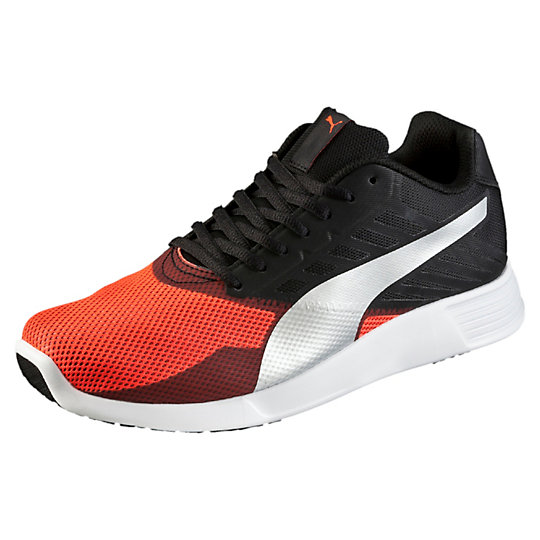 Кроссовки ST Trainer Pro Кроссовки ST Trainer ProКроссовки и кеды<br>Кроссовки ST Trainer ProНовая современная версия полюбившейся всем модели ST Trainer с совершенно новым усовершенствованным дизайном не оставит Вас равнодушными. Легкий бесшовный верх, сочетающий 2 вида текстурной сетки, идеально садится по стопе и плотно фиксирует ее благодаря каркасу из тонких эластичных наплавлений, выполненных из современных материалов. Гибкая промежуточная подошва из EVA обладает отличными амортизирующими свойствами и дарит максимальный комфорт, а резиновые вставки обеспечивают сцепление и защищают от истирания. Независимо от того, собираетесь ли вы на прогулку или на тренировку — в этих кроссовках вы будете на высоте!Коллекция: Осень-зима 2016Материал верха: СеткаМатериал подошвы: Резина<br>Вид спорта: Бег Цвета: <br>Удобная промежуточная подошва из формованного EVA<br>Страна-производитель: Гонконг<br><br><br>size RU: 42<br>gender: Male