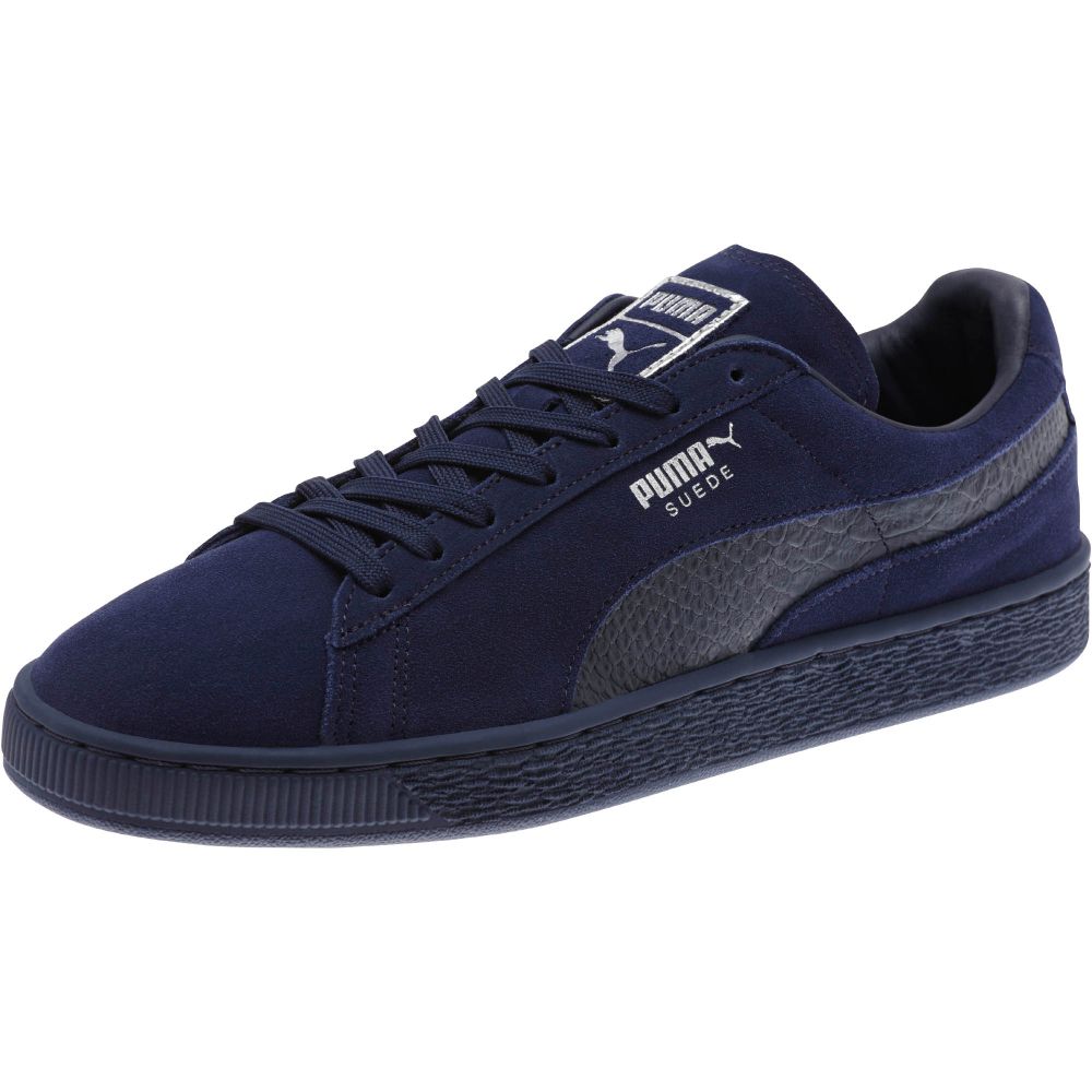 Puma Suede Classic Mens Blue Suede Low Top Lace Up Sneakers Shoes · Bestoffer4y 