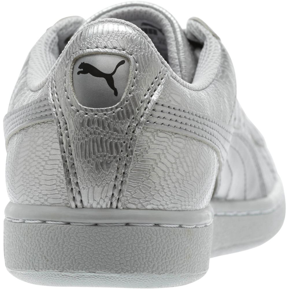 puma vikky platform metallic silver