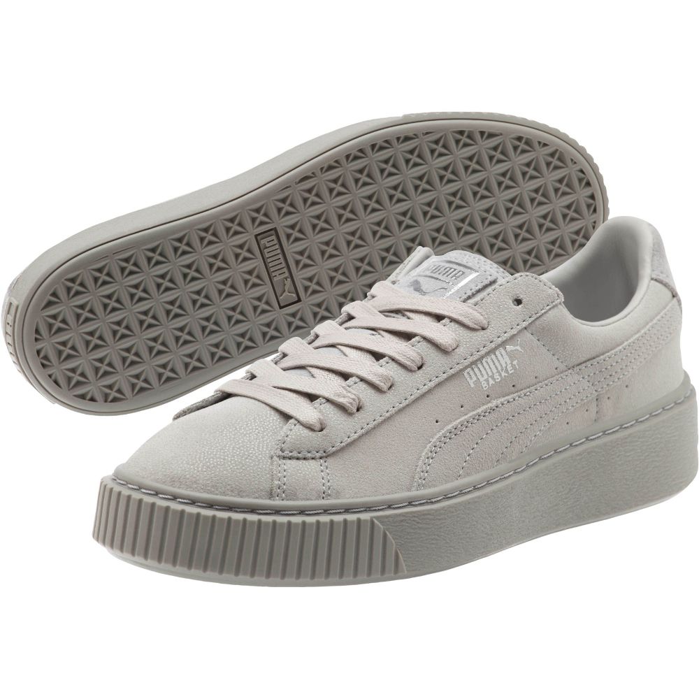 puma womens basket platform