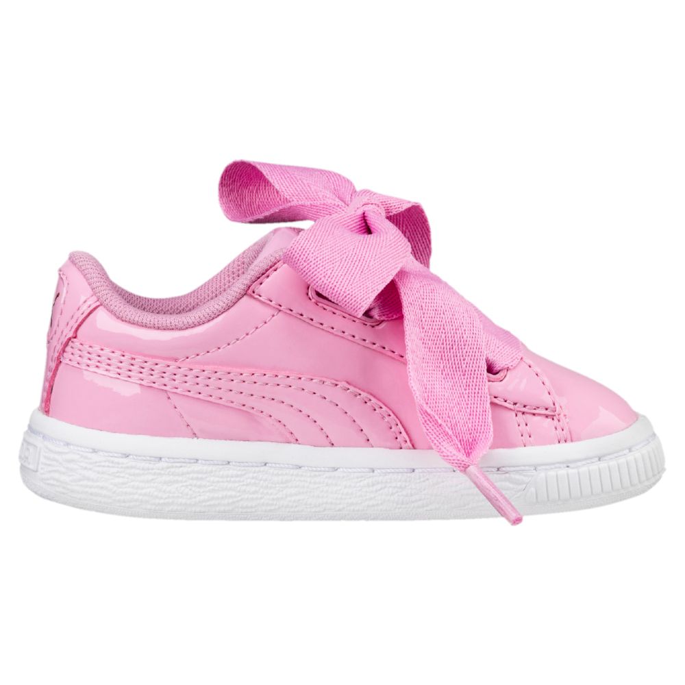 puma kids' basket heart patent ps sneaker puma kids' basket heart patent ps sneaker