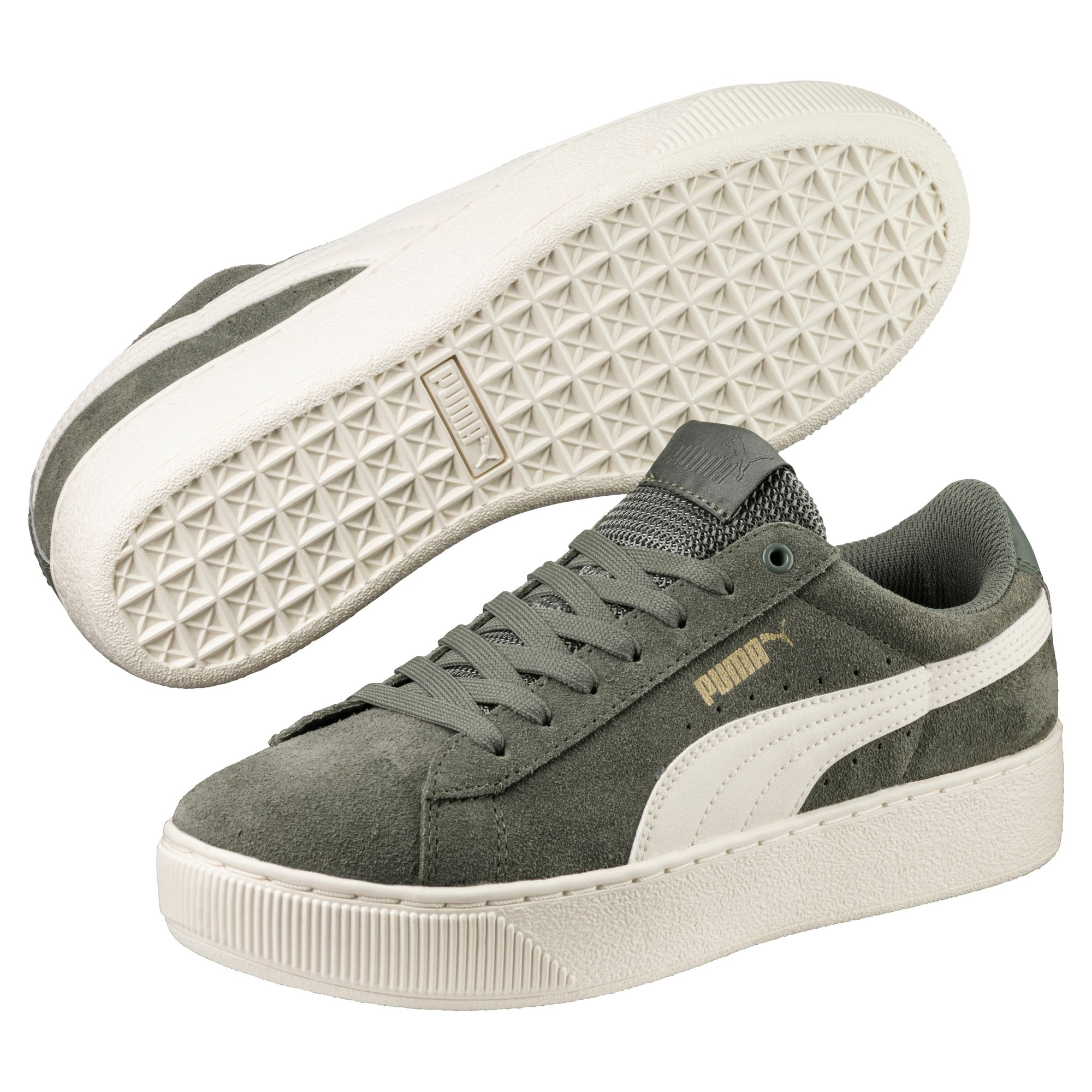 puma vikky platform light blue