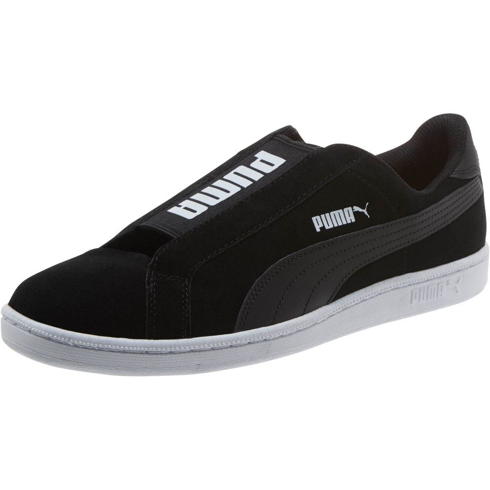 puma slip ons kids green