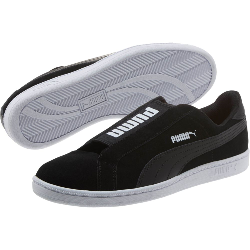 puma slip ons kids green