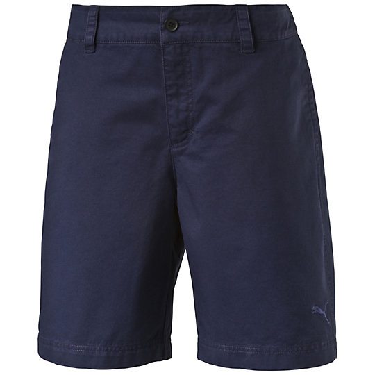 Шорты STYLE Walkshorts Шорты STYLE WalkshortsШорты<br>Шорты STYLE WalkshortsШорты STYLE Walkshorts от культового бренда спортивной одежды PUMA – именно то, что нужно в жаркую погоду. Свободный крой этой модели подарит вам чувство комфорта и придаст уверенности в себе. Практичность шорт объясняется высокой посадкой и наличием боковых и одного заднего кармана. Декорированные логотипом PUMA Cat и графическим принтом они позволят вам выглядеть стильно. Сезон: весна-лето 2015 года Состав: 100% хлопок Приятный телу материал отличается устойчивостью к износуПояс оснащен шлевками для ремняЗастежка на молнию и заклепку<br><br>color: синий<br>size RU: 50-52<br>gender: Male