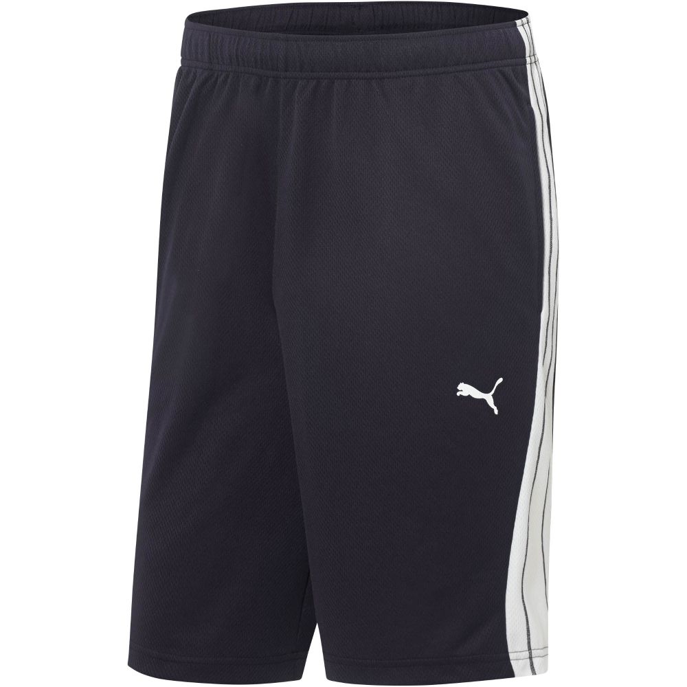 puma logo shorts