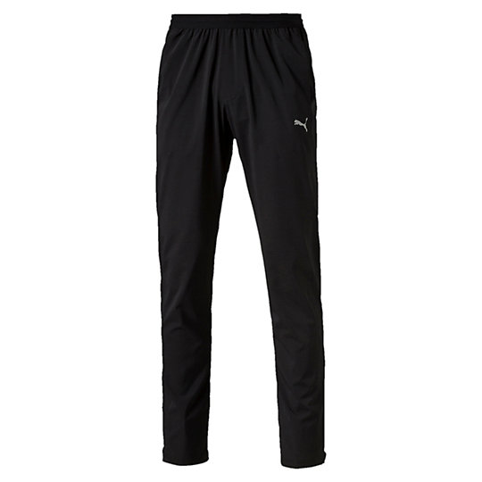 Брюки Tapered Woven Pant Брюки Tapered Woven PantБрюки и леггинсы<br>Брюки Tapered Woven PantБрюки Tapered Woven Pant отлично подходят даже для самых интенсивных тренировок. Технология dryCELL выводит влагу наружу, сохраняя сухость и комфорт.Коллекция: Осень-зима 2016Состав: Полиэстер 86%, эластан 14%; финальная влагоотводящая обработка на основе биотехнологий, перфорацияТехнологии: dryCELL выводит влагу наружу, сохраняя сухость и комфорт во время тренировкиВид спорта: БегЦвет: черныйЭластичный пояс и затягивающийся шнурок для регулировки посадкиБоковые карманы и задний карман с непромокаемой подкладкой для надежного хранения мелочейСветоотражающие детали улучшают видимость в условиях плохого освещенияОсобенность кроя штанин на коленях облегчает движениеСетчатые вставки способствуют циркуляции воздуха в зонах повышенного тепловыделенияСветоотражающий логотип PUMA с силуэтом пумы на левом бедреСтрана-производитель: Гонконг<br><br>size RU: 48-50<br>gender: Male