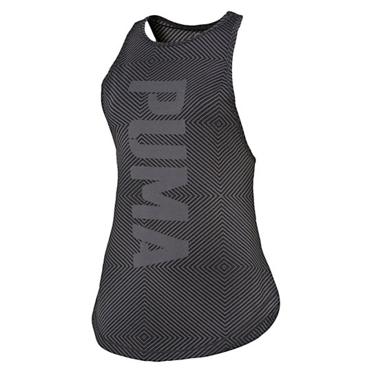 Топ Dancer PUMA Burnout Tank Топ Dancer PUMA Burnout TankФутболки и майки<br>Футболка Dancer PUMA Burnout Tank<br>Свободная, удобная и, нужно признать, довольно откровенная футболка — именно то, что нужно, чтобы выглядеть и чувствовать себя превосходно во время тренировок. Свободная посадка позволяет двигаться свободно, а также надевать футболку поверх других спортивный вещей.<br><br>Коллекция: Осень-зима 2016<br>Состав: полиэстер 73%, вискоза 21%, эластан 6%; финальная влагоотводящая обработка на основе биотехнологий<br>Технологии: dryCell выводит влагу наружу, сохраняя сухость и комфорт во время тренировки<br>Вид спорта: Тренинг<br>Просторный крой не ограничивает движений и позволяют использовать футболку в многослойном комплекте одежды<br>Вертикальная надпись PUMA впереди по центру<br>Страна-производитель: Китай<br><br><br>color: серый<br>size RU: 46-48<br>gender: Female
