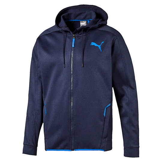 Толстовка TECH FLEECE FZ HOODIE Толстовка TECH FLEECE FZ HOODIEТолстовки и худи<br>Толстовка TECH FLEECE FZ HOODIEВы — не заурядный спортсмен, а это — не банальная спортивная куртка. Благодаря технологии warmCELL в ней будет тепло даже в прохладную погоду, а удлиненная спинка не будет задираться во время тренировки.Коллекция: Осень-зима 2016Состав: 100% полиэстер; флисТехнологии: warmCELL сохранит комфортную температуру тела даже в холодную погодуВид спорта: ТренингЦвет: серыйКапюшон со шнуркомЗастежка-молния во всю длину изделия с клапаном для защиты подбородкаДва кармана на молнииЗакругленный край задней части надежно прикрывает спинуЛоготип PUMA слева на грудиСтрана-производитель: Сингапур<br><br>size RU: 48-50<br>gender: Male