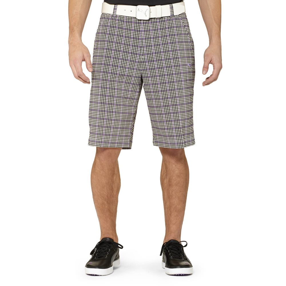 PUMA Tech Plaid Golf Bermuda Shorts eBay
