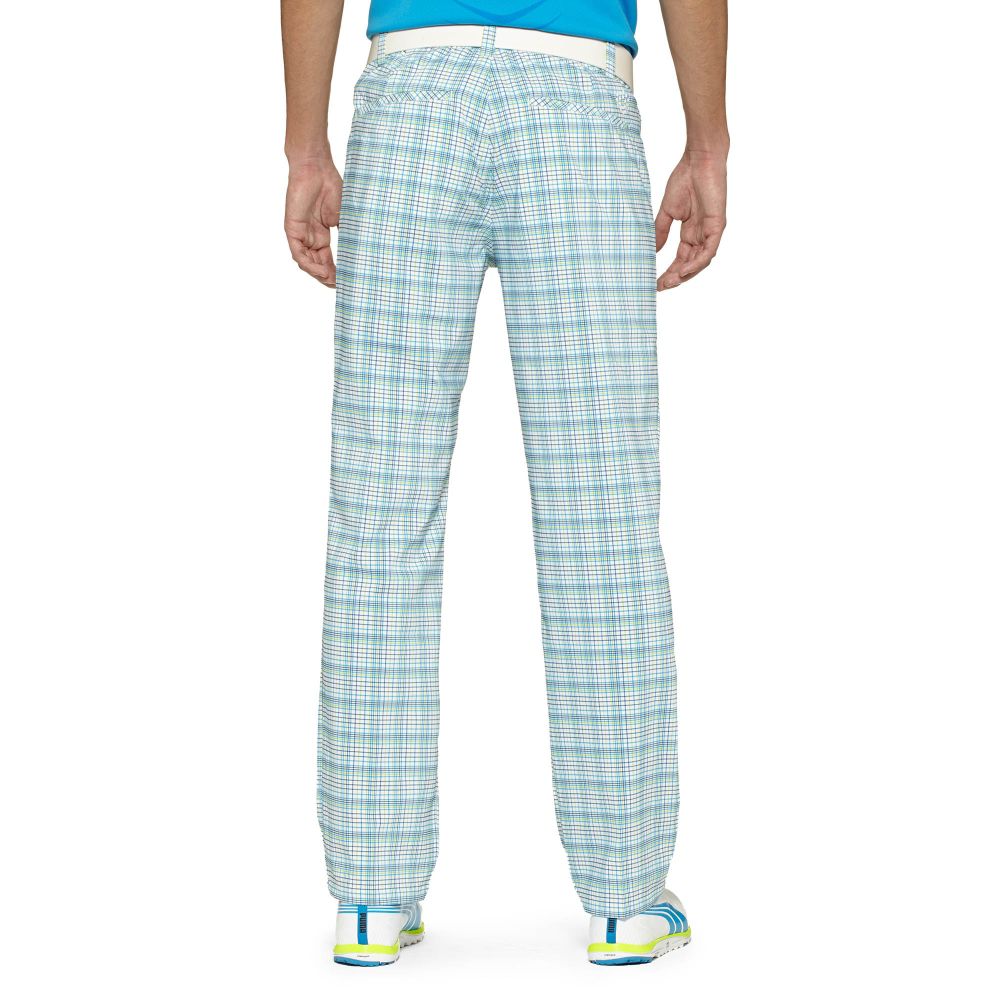 puma plaid tech golf pants