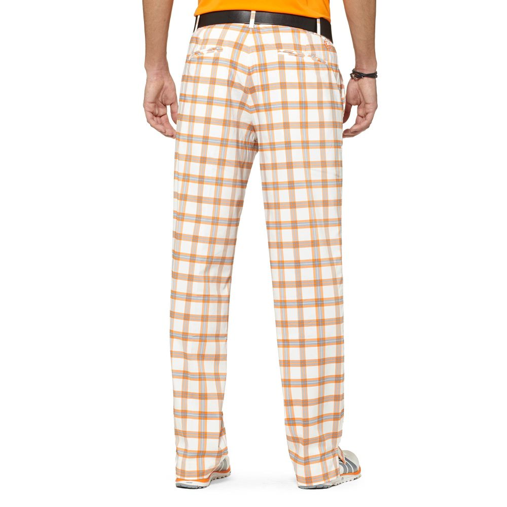 puma plaid tech golf pants