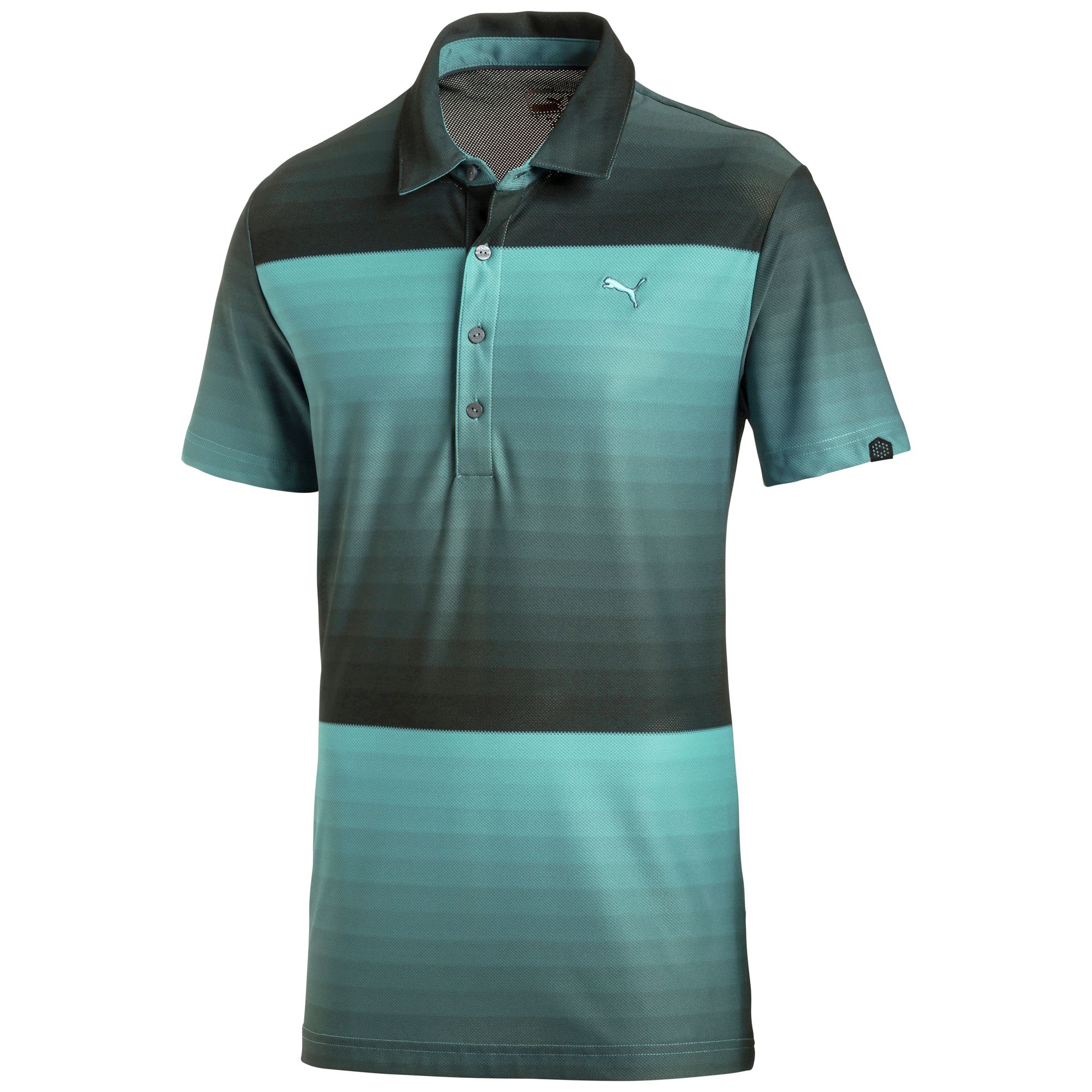 Image of Golf Ombre Stripe Polo