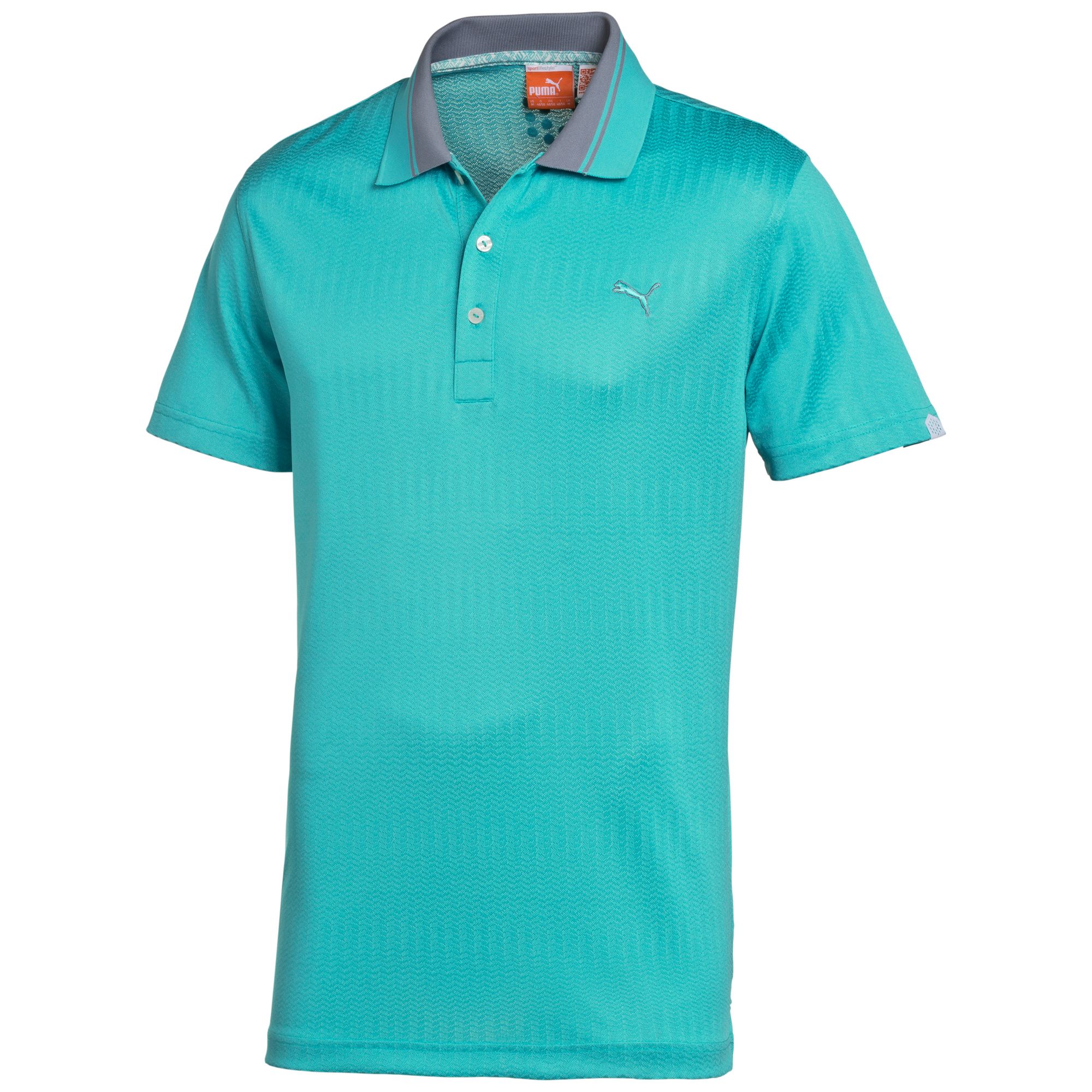 Image of Golf Tech Jacquard Polo