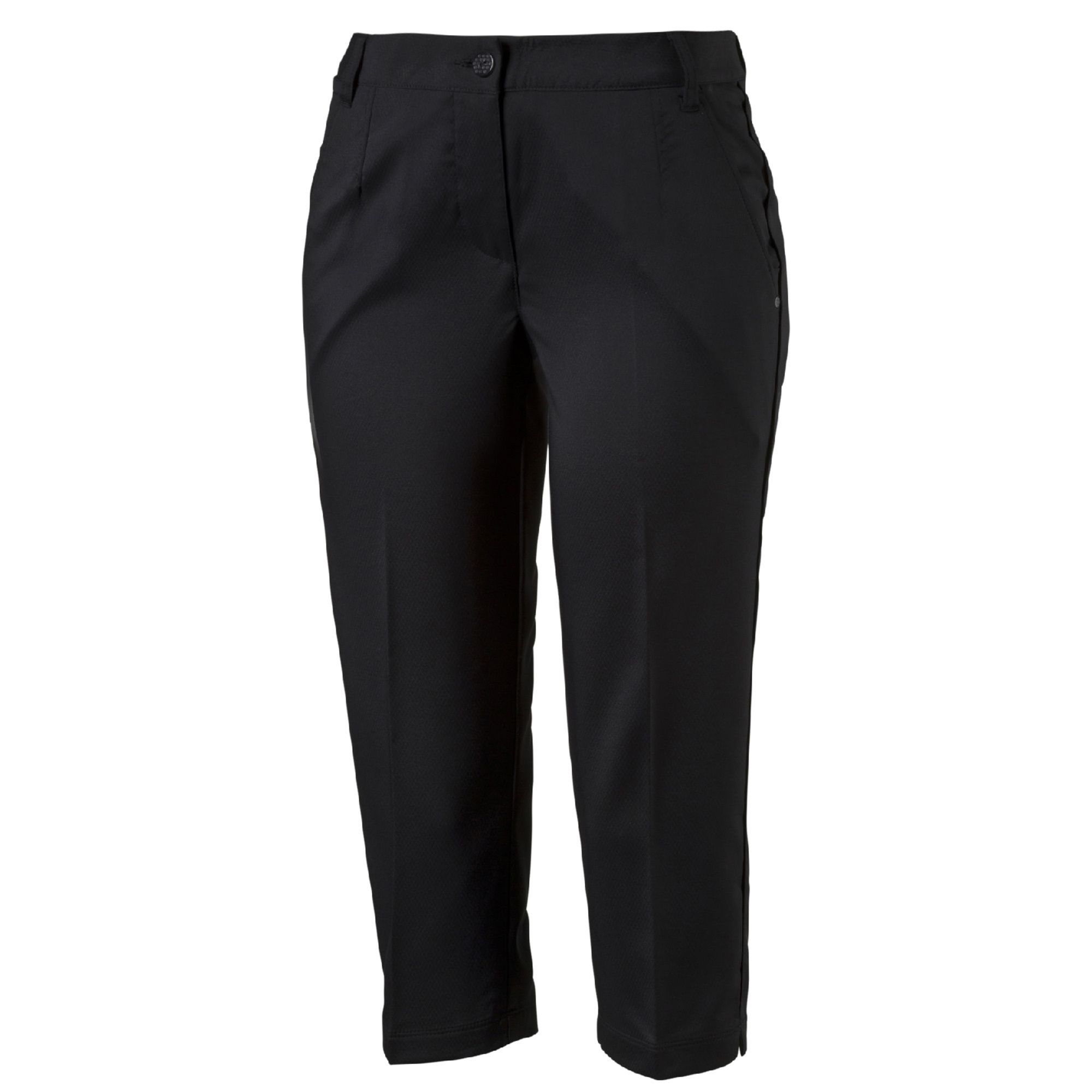 Image of Golf Solid Tech Capri Pants