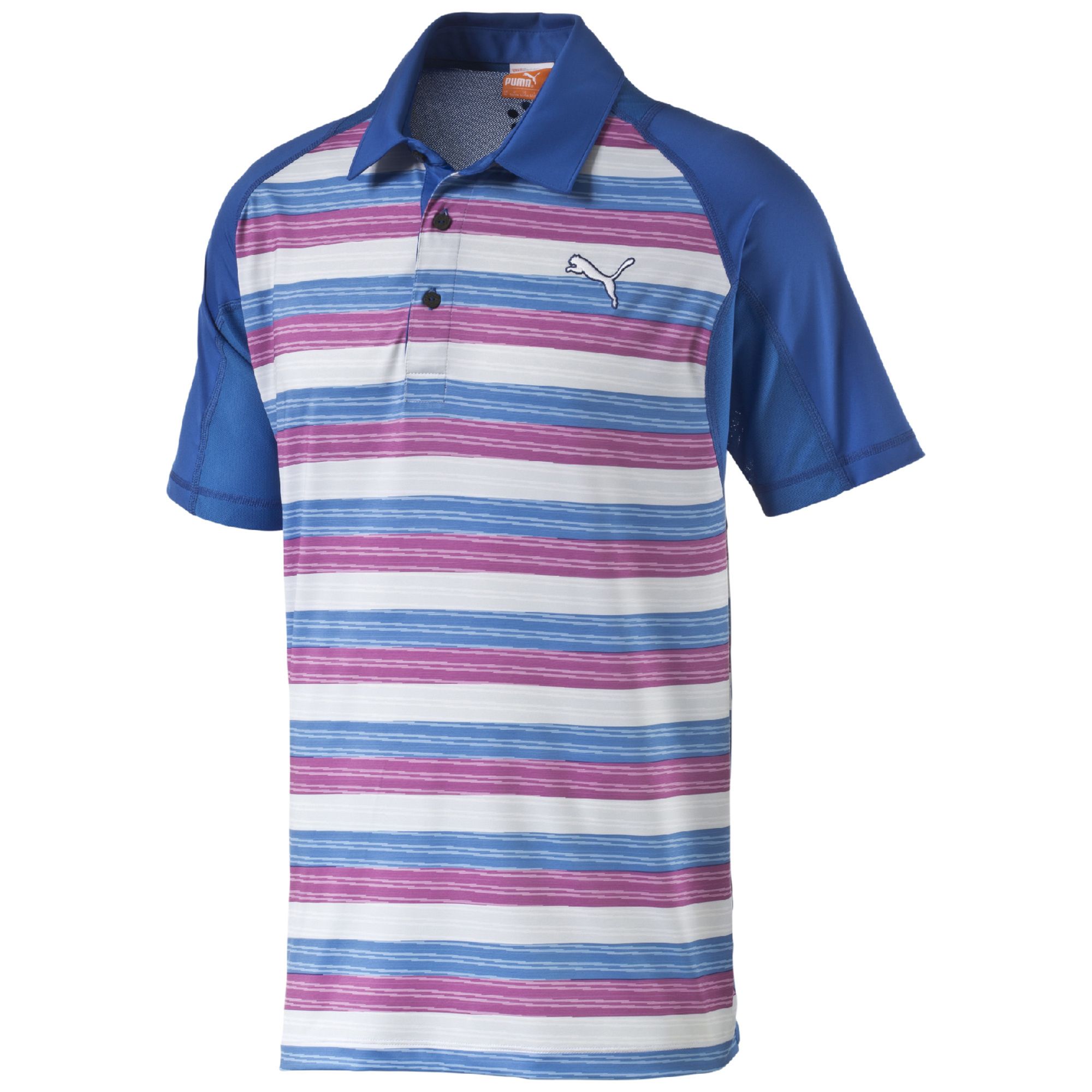 Image of Golf Glitch Stripe Polo