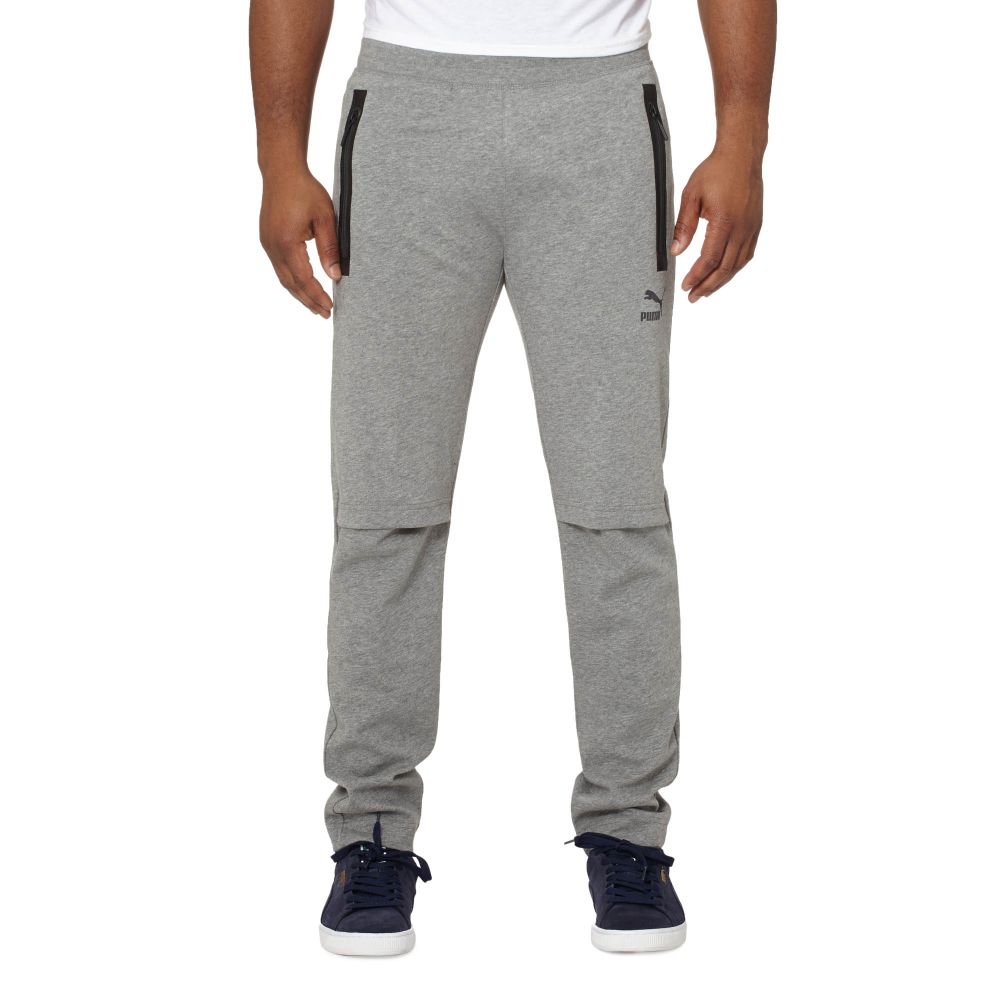 puma sweatpants grey