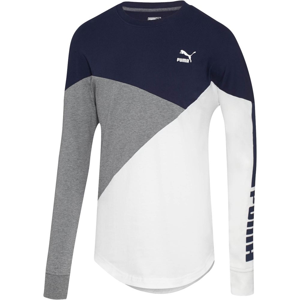 PUMA Cut Line Long Sleeve TShirt eBay