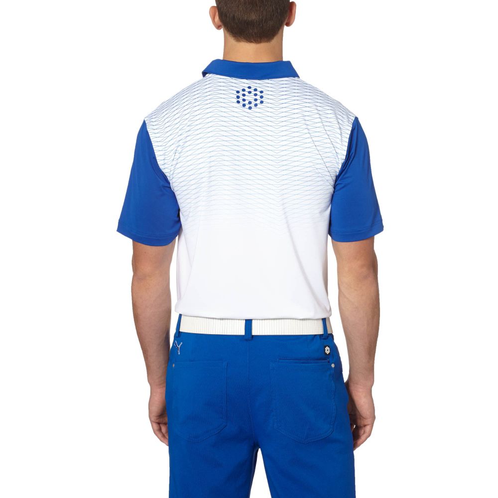 PUMA Colorblock Fade Golf Polo Shirt eBay