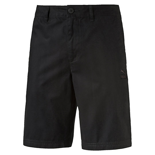 Шорты Archive Chino Shorts Шорты Archive Chino ShortsШорты<br>Шорты Archive Chino Shorts<br>Шорты Archive Chino Shorts о Puma — мужские шорты классического кроя в лаконичном и стильном черном цвете. Эти шорты станут прекрасным вариантом одежды как для повседневного использования, так и для отдыха. Ходите в них дома или отправляйтесь в них на пляж — в любой ситуации вы будете ощущать максимальный комфорт за счет стопроцентной хлопковой ткани. Удобные передние карманы и один задний позволят освободить руки от таких мелочей, как ключи или телефон.<br><br>Коллекция: Весна-лето 2016 года.<br>Передние карманы;<br>Задний карман;<br>Классический крой.<br>Материал - 100% хлопок<br><br><br>color: черный<br>size RU: 50<br>gender: Male