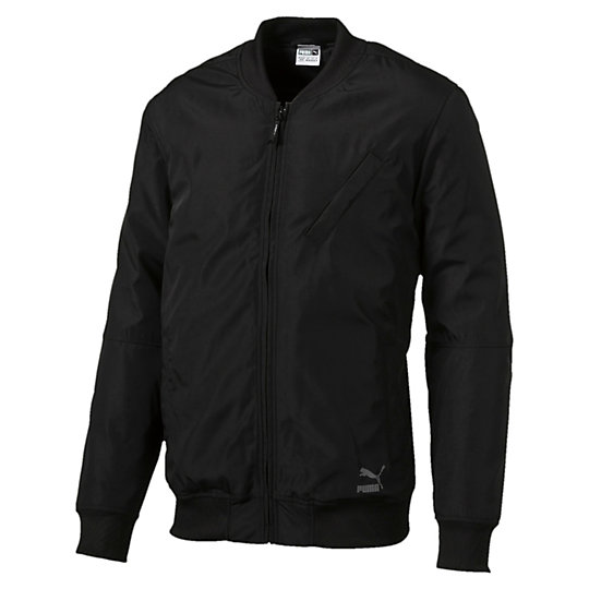 Куртка Evo Core Bomber Куртка Evo Core BomberОлимпийки<br>Куртка Evo Core Bomber<br>Знакомьтесь с коллекцией Evo. Она создана для повседневной носки, но высокотехнологичные детали, созданные для активного отдыха, добавляют ей спортивного шика. Эта куртка-бомбер сделана из водоотталкивающего материала для защиты от непогоды и дополнена стильным бейсбольным воротником и диагональным боковым карманом.<br><br>Коллекция: Осень-зима 2016<br>Состав: 100% полиэстер; водонепроницаемое покрытие<br>Бейсбольный воротник<br>Застежка-молния на всю длину<br>Логотип PUMA Archive на груди слева<br>Диагональный боковой карман на груди<br>Страна-производитель: Тайвань<br><br><br>size RU: 48-50<br>gender: Male