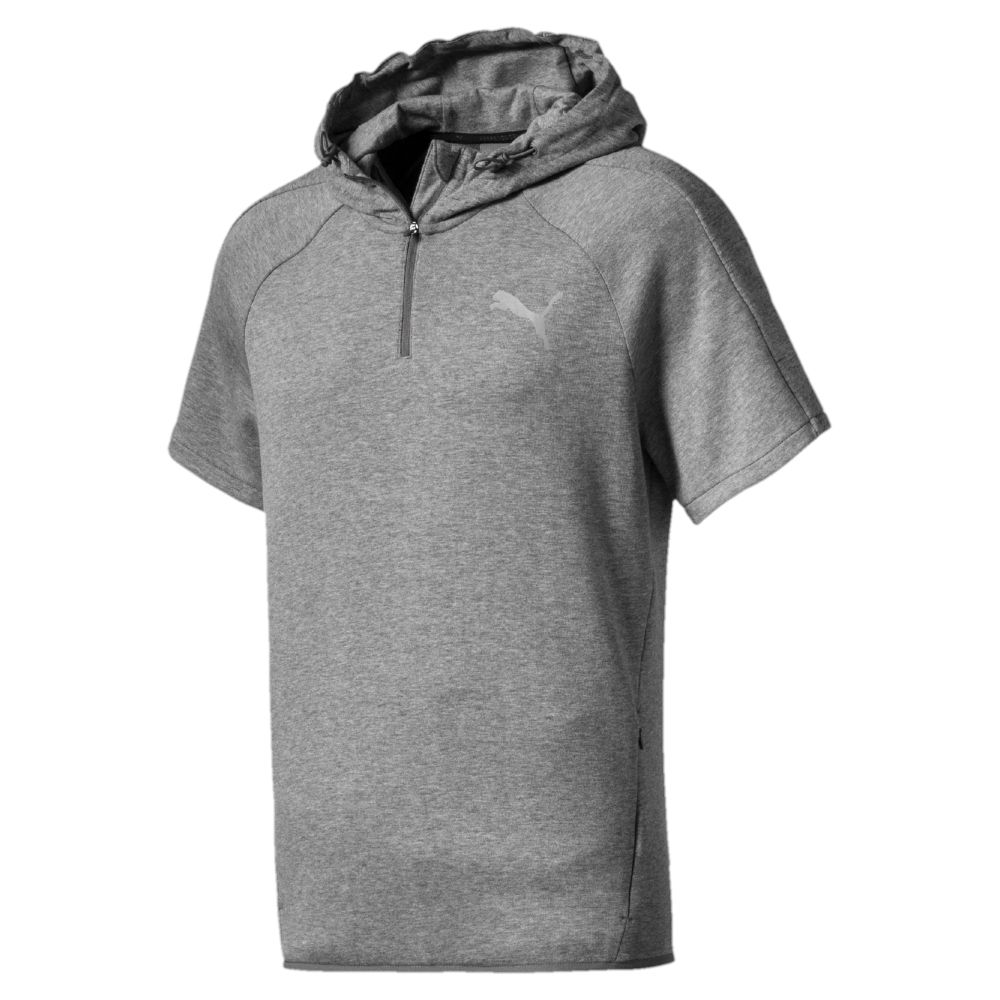 puma short sleeve hoodie