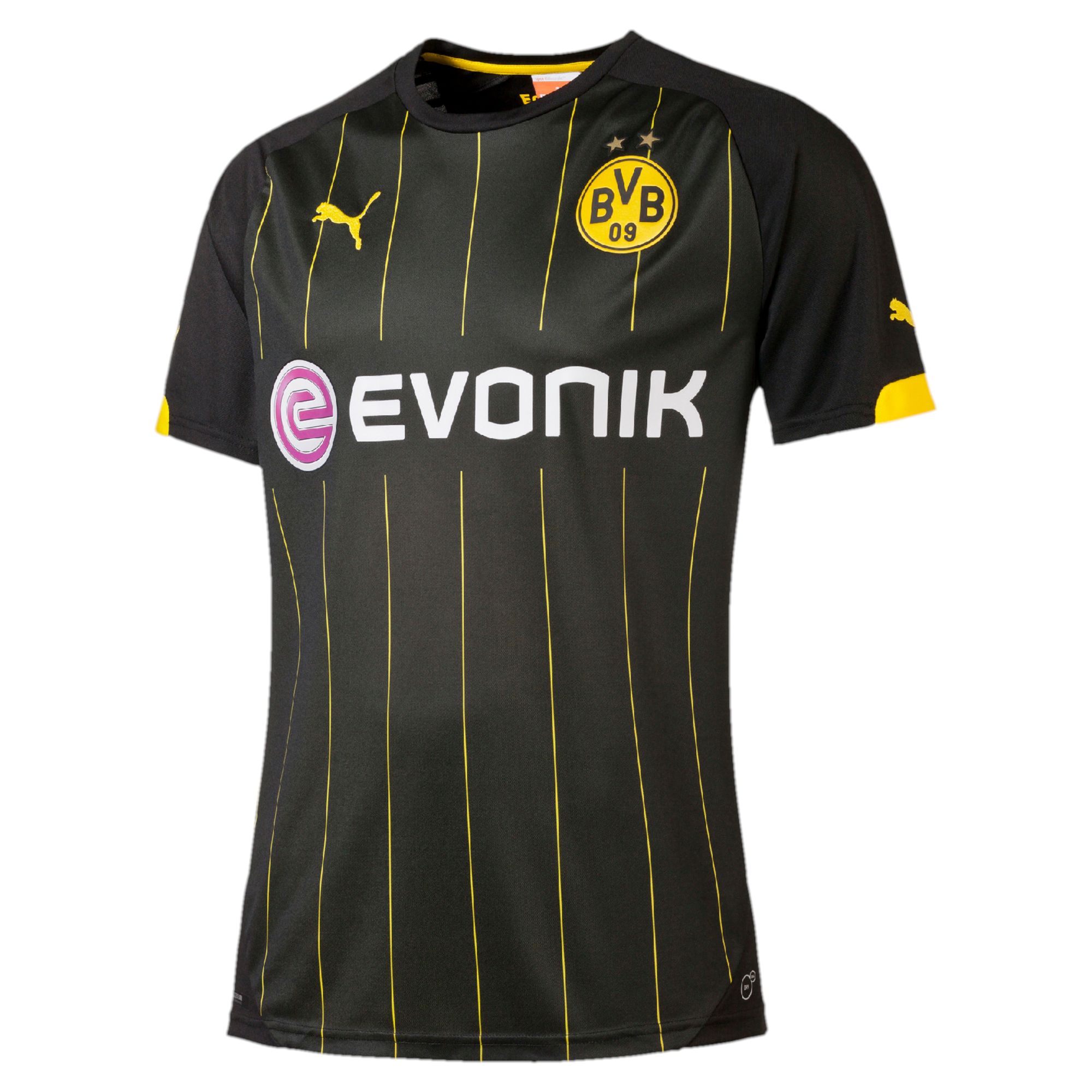 Image of BVB Away Replica Shirt black-cyber yello