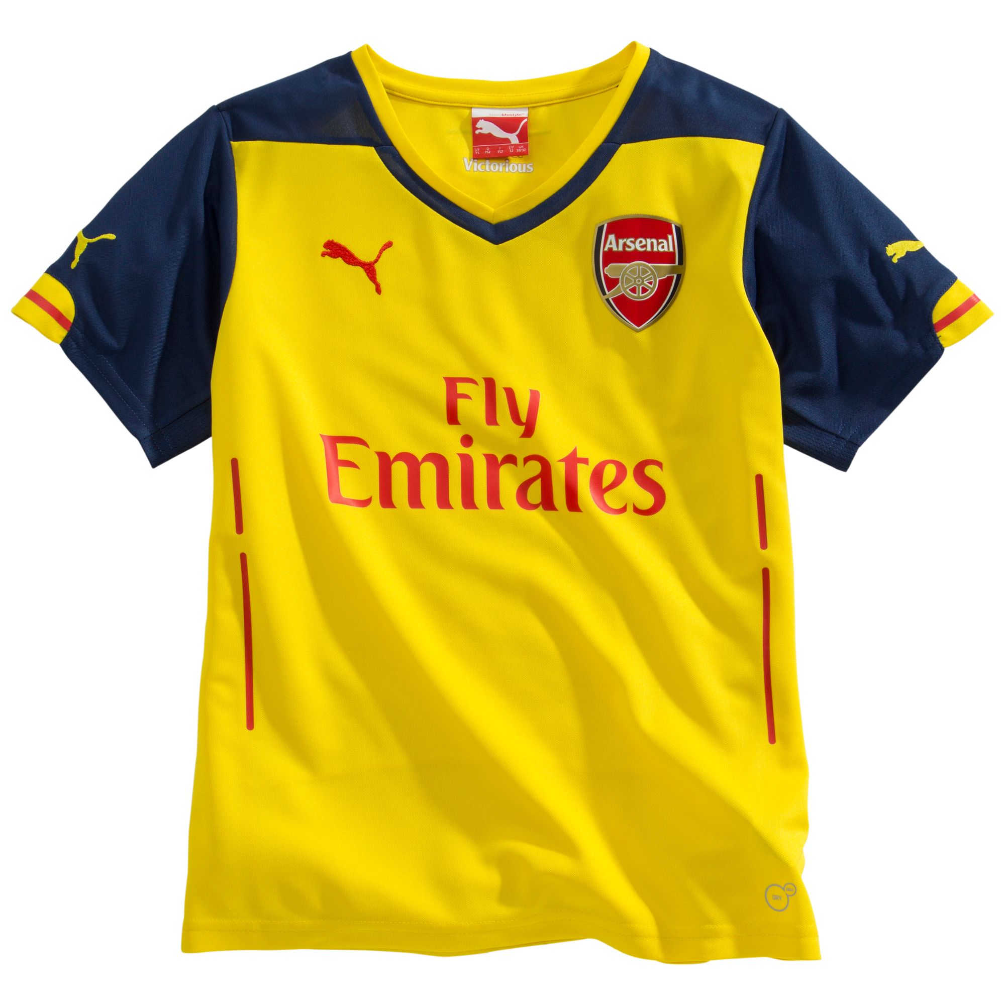 Image of AFC Kids Away Replica Shirt empire yello