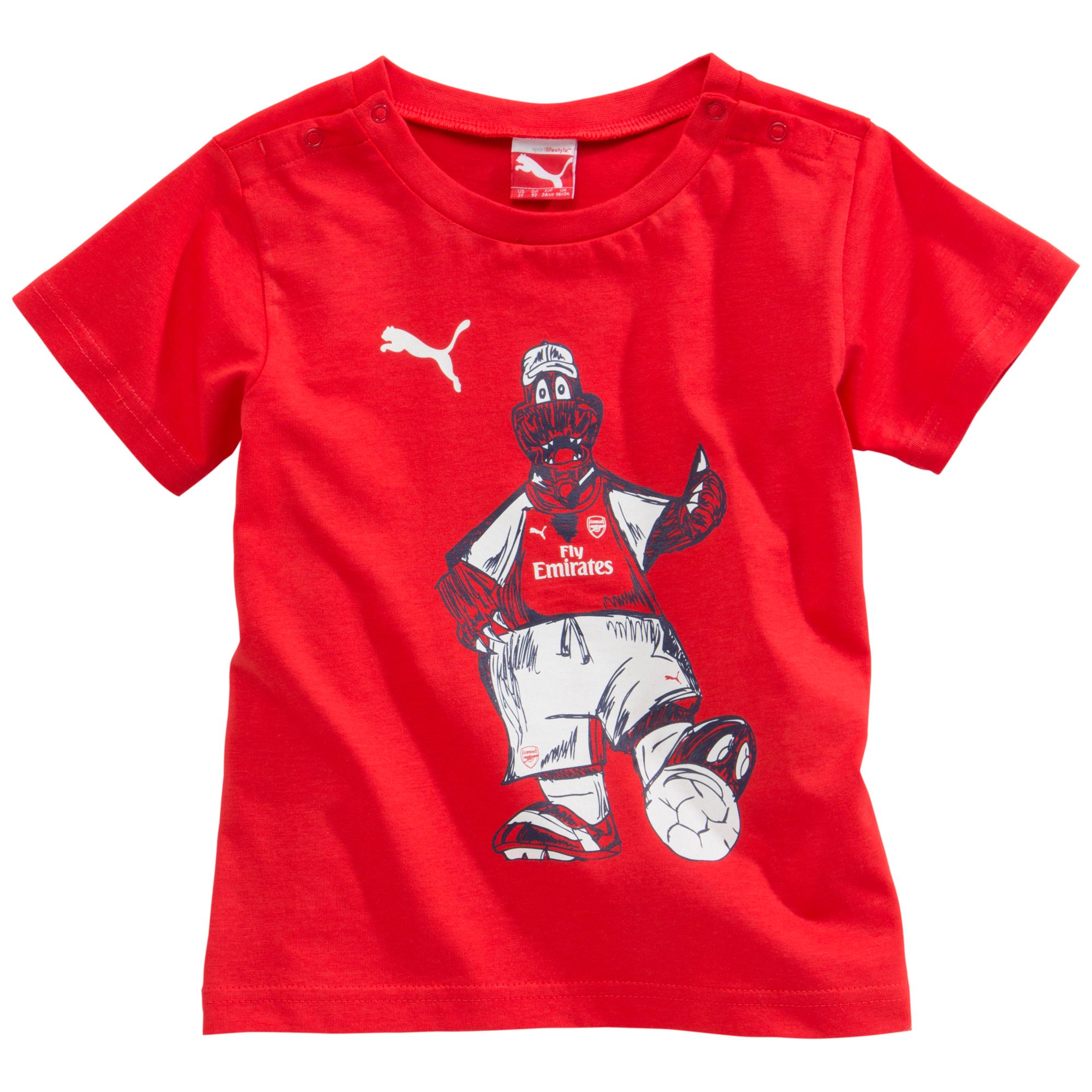 Image of AFC Minicats Graphic Tee high risk red-m