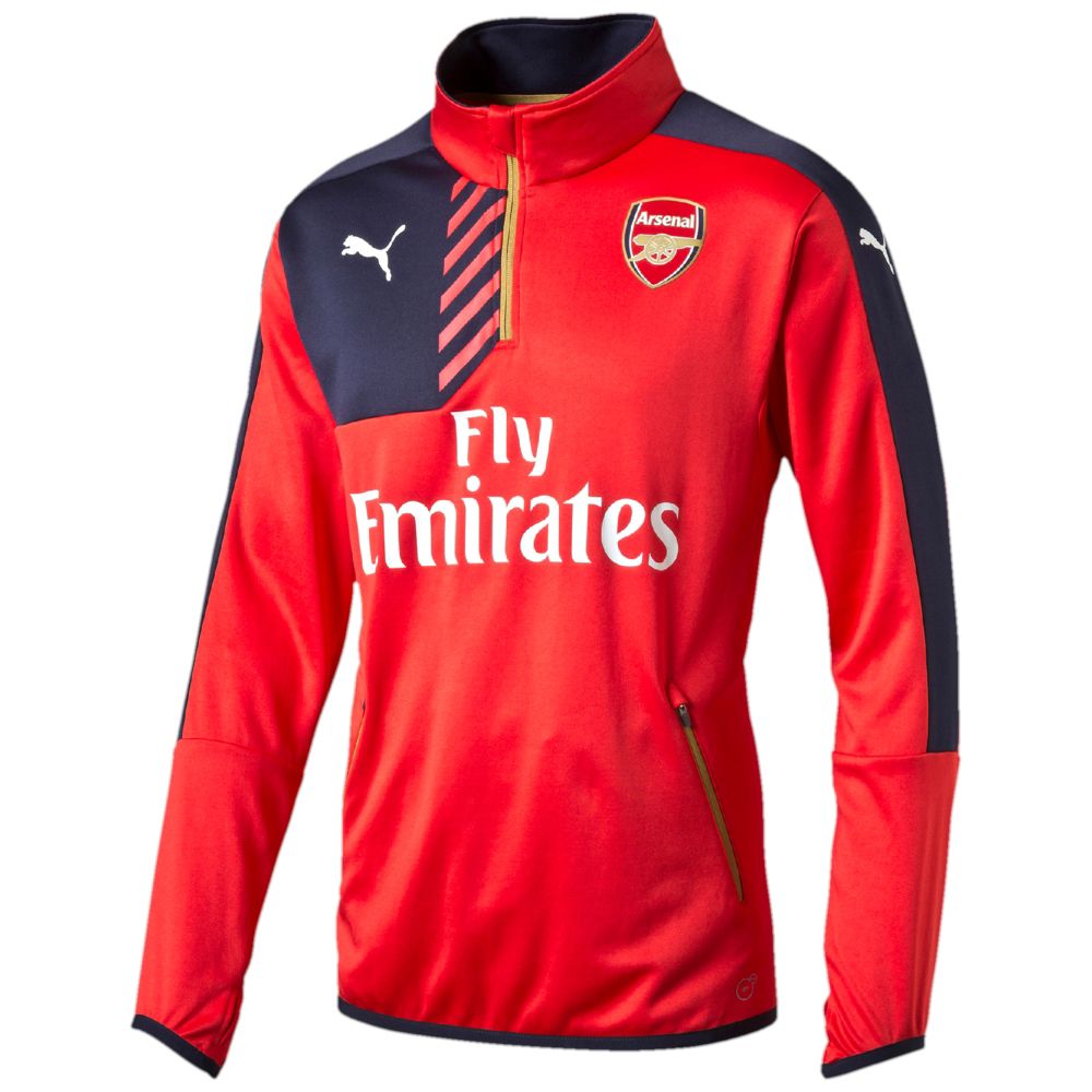 PUMA Arsenal Sponsor QuarterZip Training Top eBay