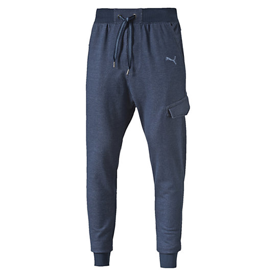 Брюки STYLE Sweat Pants TR, cl. Брюки STYLE Sweat Pants TR, cl.Брюки<br>Брюки STYLE Sweat Pants, TR, cl.<br><br>Брюки STYLE Sweat Pants, TR, cl. от Puma - это комфорт и стиль в одном. Мужские брюки, созданные из хлопка станут удобной одеждой на каждый день, отлично регулируют температуру тела. Мягкий натуральный материал, боковые карманы, пояс на регулируемой тесьме и манжеты на штанинах создают максимальный комфорт для ношения в любой ситуации. Брюки украшены вышитым логотипом Puma.<br><br><br> Коллекция: Весна-лето 2016 года<br> Графический принт с логотипом Puma<br> Боковые карманы<br> Материал: 100% хлопок<br><br><br>color: синий<br>size RU: 48-50<br>gender: Male