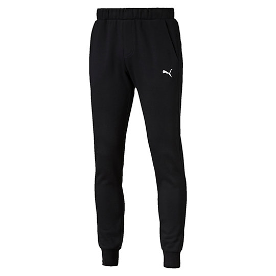 Брюки ESS Sweat Pants SLIM, FL, cl. Брюки ESS Sweat Pants SLIM, FL, cl.Брюки и леггинсы<br>Брюки ESS Sweat Pants SLIM, FL, cl.<br>Спортивные брюки ESS Sweat Pants SLIM, FL, cl из мягкого, приятного телу материала идеально подойдут ведущему активный образ жизни мужчине. Оригинальный, стильный внешний вид брюк дополняет вышитый логотип PUMA Cat. <br><br>Коллекция: Осень-зима 2016<br>Состав: 66% хлопок, 34% полиэстер; флисЦвета: черный, серый, синий<br>Страна-производитель: Китай<br><br><br>size RU: 46-48<br>gender: Male