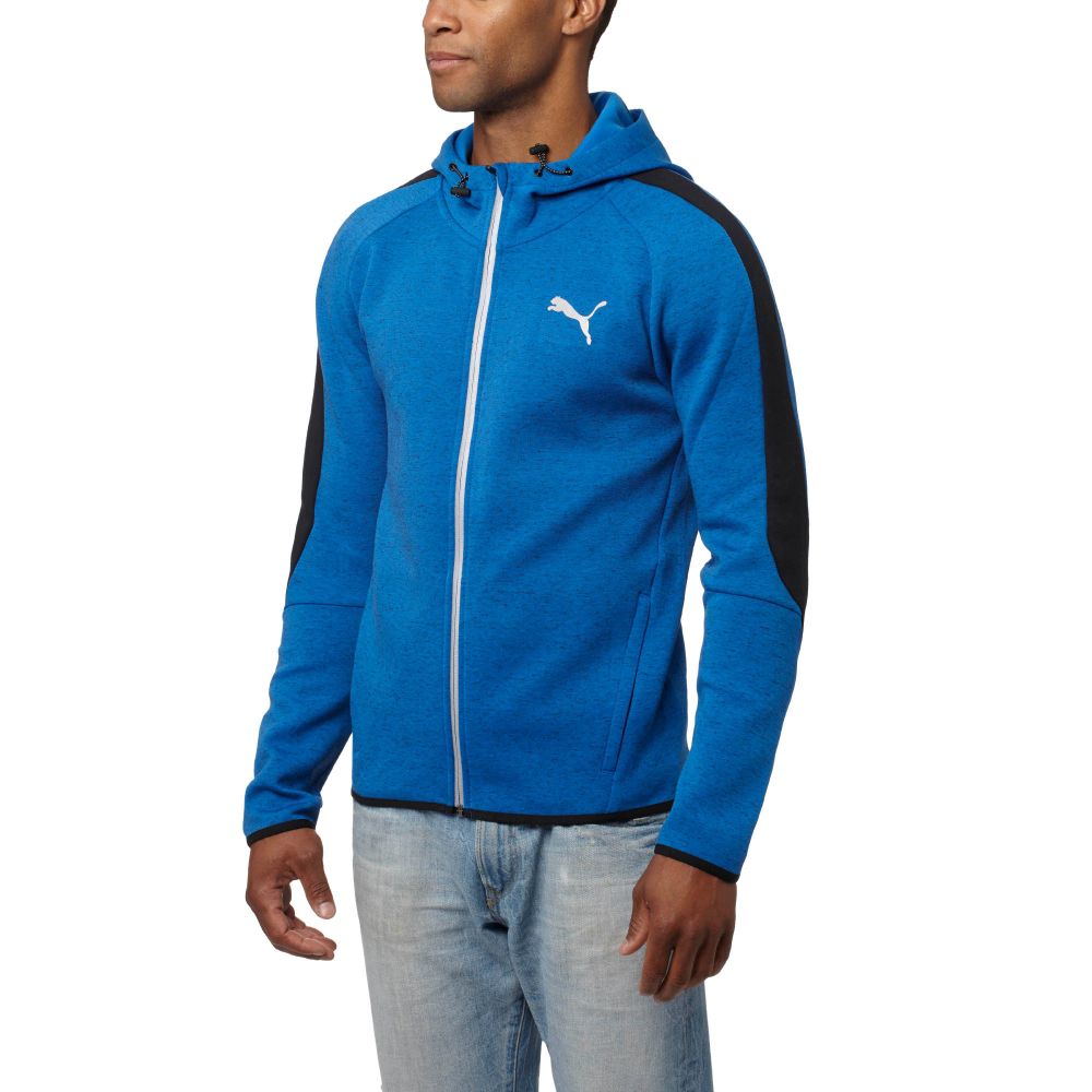 puma tape full zip hoodie